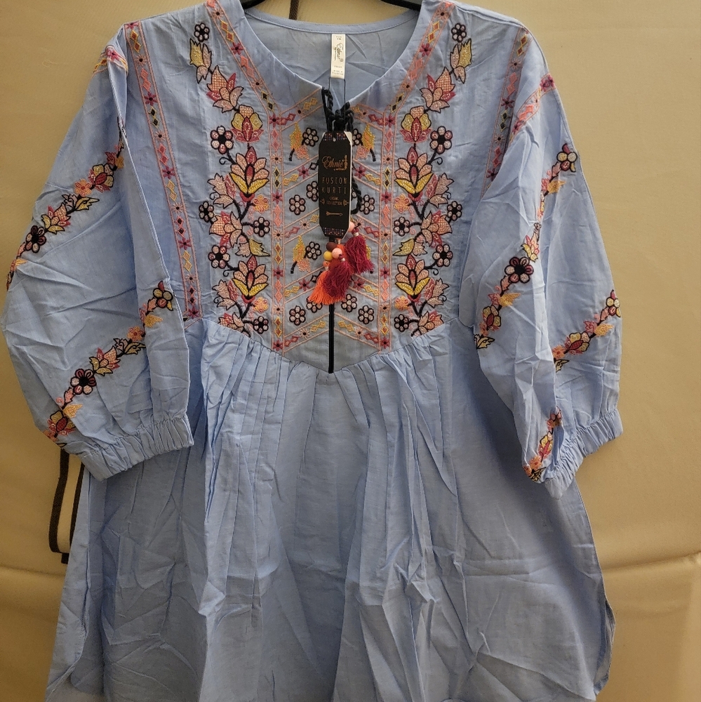 "SALE"Ethnic Embroidered top